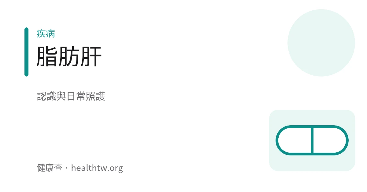 示意圖：肝臟囤積脂肪的脂肪肝概念圖