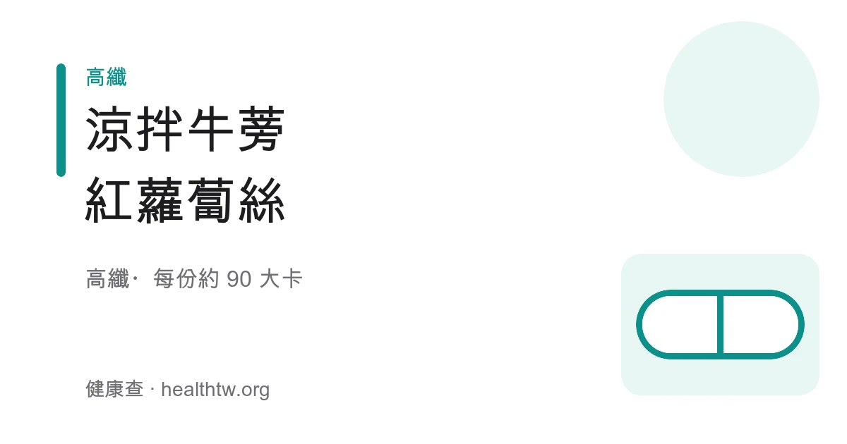 一盤涼拌牛蒡紅蘿蔔絲，褐色牛蒡絲與橙色紅蘿蔔絲交錯，撒上白芝麻