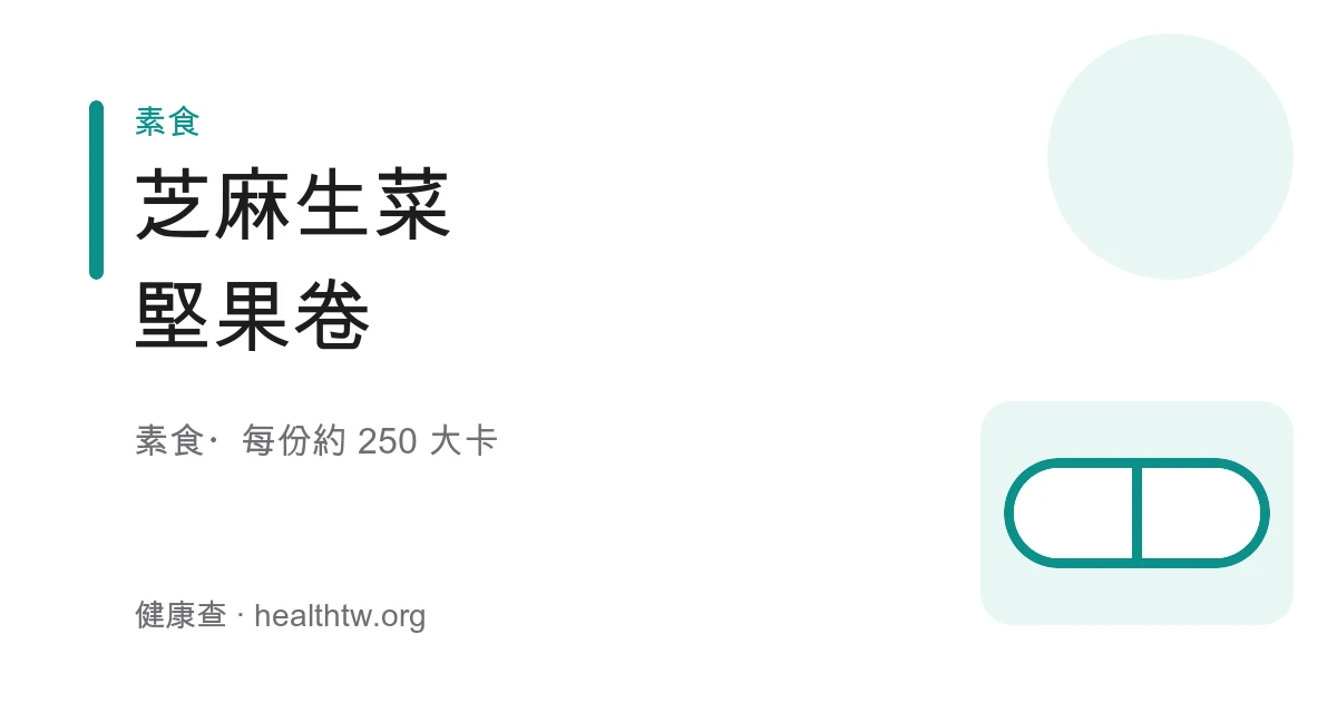 數個翠綠生菜卷擺盤，包著白嫩豆腐丁、彩色蔬菜絲與綜合堅果，淋上芝麻醬並撒白芝麻