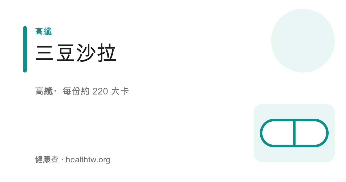 一碗色彩繽紛的三豆沙拉，米黃鷹嘴豆、紅腰豆與綠色毛豆混合彩椒丁